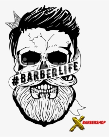 Drawn Beard Barber Shop - Hipster Uomo Disegno, HD Png Download, Free Download