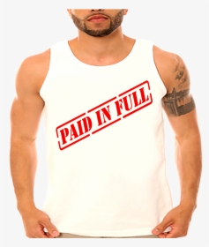 Paid In Full Stamp Men"s Tank T - Paid In Full Stamp Png, Transparent Png, Free Download