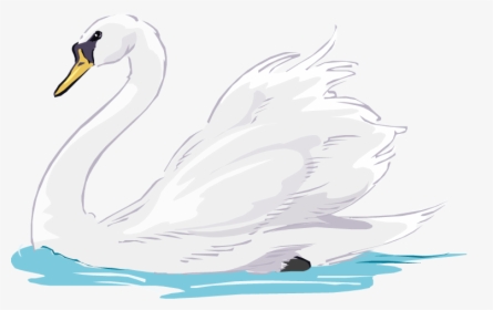 Swimming Pencil And In - Swan, HD Png Download, Free Download
