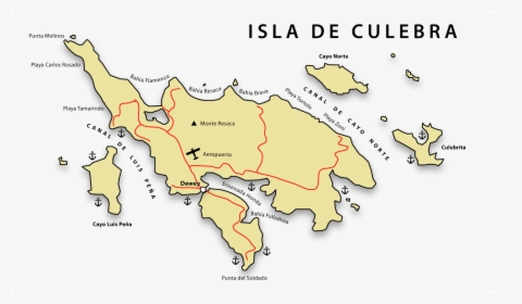 Map Of Culebra - Map, HD Png Download, Free Download