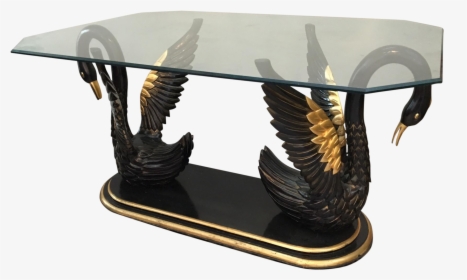 Sculptural Black Swan Statue Dining Table - Swan Table, HD Png Download, Free Download