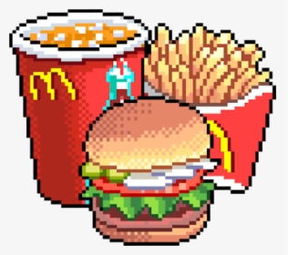 Pixel Art Portable Network Graphics Food - Fast Food Pixel Art, HD Png Download, Free Download