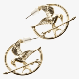 Hunger Games Mockingjay Earrings - Emblem, HD Png Download, Free Download
