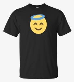 Emoji Angel Face T Shirt Halo Innocent Not Guilty Heaven", HD Png Download, Free Download