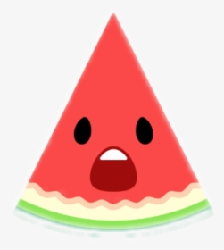 Fruit Food Cute Emoji Emoticon Shock Shocked - Cute Emoji Food, HD Png Download, Free Download