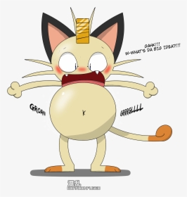 Meowth Again - Cartoon, HD Png Download, Free Download