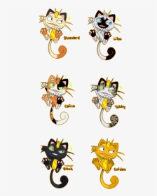 Meowth Variations , Png Download - Meowth Variations, Transparent Png, Free Download