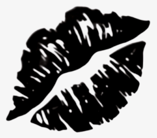 #lipstick #lip #kiss #black #kissing #kissstickerremix - Whatsapp Emoji Kiss Png, Transparent Png, Free Download