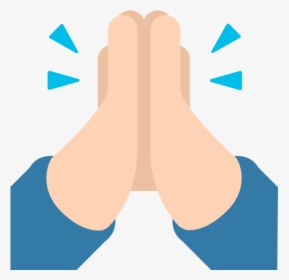 Person With Folded Hands Emoji Png, Transparent Png, Free Download