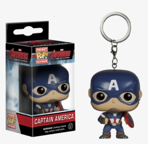 Captain America Funko Pop Keychain, HD Png Download, Free Download