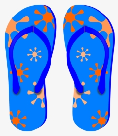 Thongs, Flip-flops, Sandals, Shoues, Beach, Colorful - Slippers Clipart, HD Png Download, Free Download