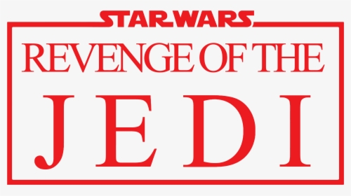 Revenge Of The Jedi Logo , Png Download - Star Wars Revenge Of The Jedi Logo, Transparent Png, Free Download