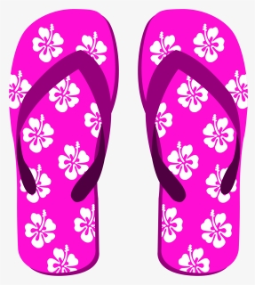 Flip Drawing Romantic - Hawaiian Flip Flops Clip Art, HD Png Download, Free Download