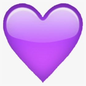 Purple Heart Emoji Transparent, HD Png Download, Free Download