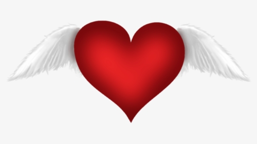 Heart Png Images With Transparent Background - Red Heart With Wings, Png Download, Free Download