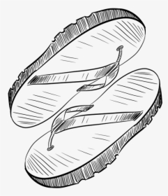 Flip Flops, Flip-flop, Sandal, Footwear, Flipflop - Sepatu Dan Sandal Animasi, HD Png Download, Free Download