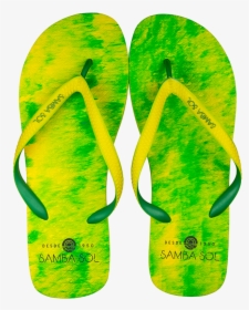 Lime Green Flip Flops Png, Transparent Png, Free Download