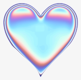 Transparent Teal Heart Png - Holographic Heart Png, Png Download, Free Download
