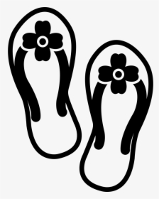 Flip Flops Pair Of Sandals For Summer - Flip Flop Svg Free, HD Png Download, Free Download