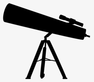 Transparent Astronomical Telescope Silhouette Png - Transparent Background Telescope Clipart, Png Download, Free Download