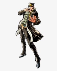 Character Stats And Profiles - Jojo Pose Jotaro, HD Png Download, Free Download