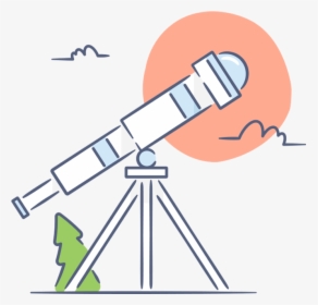 Illustration Of A Telescope, HD Png Download, Free Download