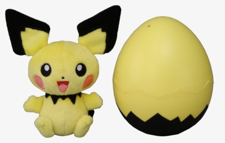 Pokémon Egg Plushes - Pokemon Pichu Egg Plush, HD Png Download, Free Download