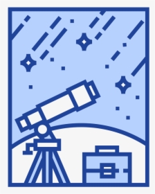 Telescope Icon - Sci Fi City Icon, HD Png Download, Free Download