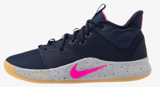 Nike Pg 3 Obsidian Paul George Gray Men"s Basketball - Pg Shoes 2019, HD Png Download, Free Download