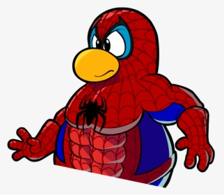 Spoderman Real , Png Download - Spider Man Club Penguin, Transparent Png, Free Download
