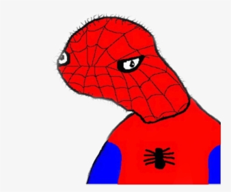 #spiderman #spoderman #spidermanhomecoming #spodermanhomecoming - Spiderman Funny Face Meme, HD Png Download, Free Download