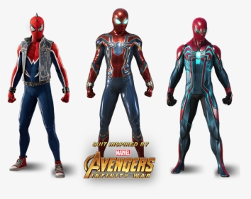 No Caption Provided - Spider Man Different Suits, HD Png Download, Free Download