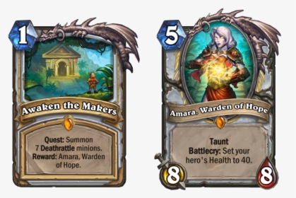 Amara Warden Of Hope Hearthstone, HD Png Download, Free Download