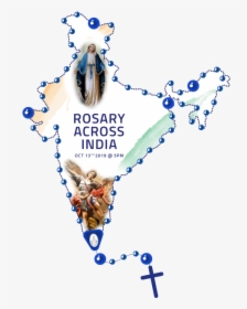 Rosary Across India, HD Png Download, Free Download