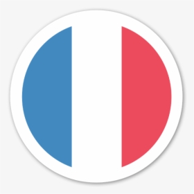 France Flag Sticker - Circle, HD Png Download, Free Download