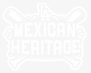Dodgers Mexicanheritagelogo Banner - Johns Hopkins Logo White, HD Png Download, Free Download