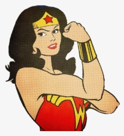 Clip Art Wonder Woman We Can - Wonder Woman As Rosie The Riveter, HD Png Download, Free Download