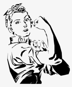 Clip Art Image Result For Diy - Rosie The Riveter Outline, HD Png Download, Free Download