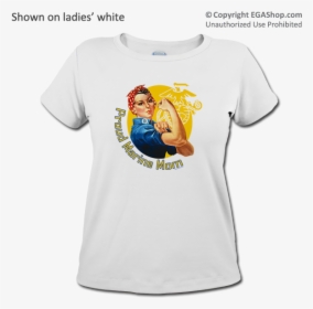 Rosie The Riveter Marine Shirt, HD Png Download, Free Download