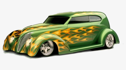 Hot Rod Car Clipart Transparent Png - Low Rider Car Png, Png Download, Free Download