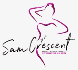 Sam Crescent Branding Logo Pink Small Wide - Calligraphy, HD Png Download, Free Download