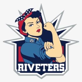 4sos9gqt - Riveters Hockey, HD Png Download, Free Download
