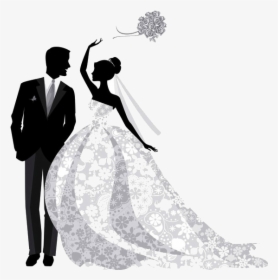 Wedding Invitation Bridegroom Vector Graphics - Bride & Groom Logo, HD Png Download, Free Download
