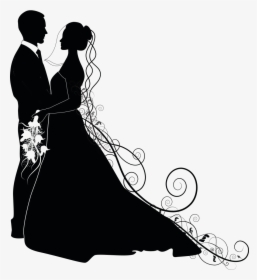 Wedding Invitation Bridegroom Clip Art - Groom And Bride Png, Transparent Png, Free Download