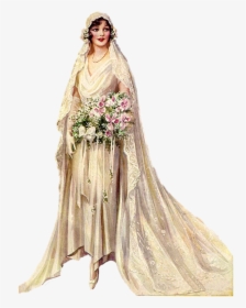 70s Style Bridal Illustration, HD Png Download, Free Download