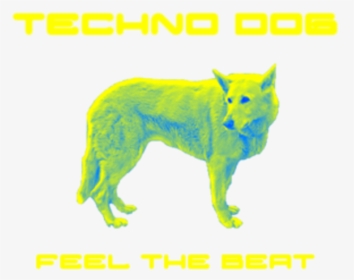 Techne Peel The Bert Cat German Shepherd Green Yellow - Dog, HD Png Download, Free Download