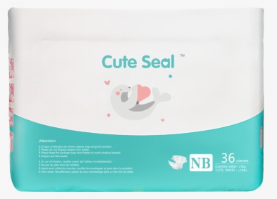 Cute Seal Diaper - Label, HD Png Download, Free Download