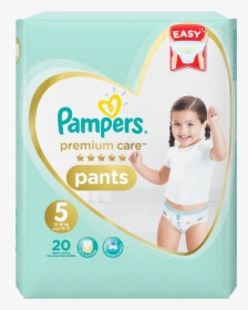 Pampers Premium Care Pants Diapers Size 5 Junior 12-18kg, HD Png Download, Free Download