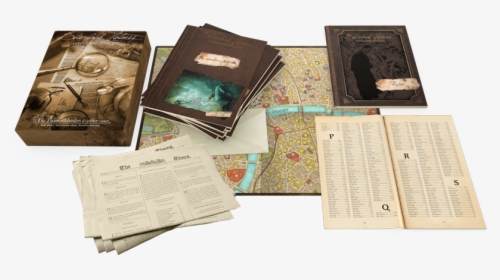 Sherlock Holmes Consulting Detective Game Box Booklets - Sherlock Holmes Consulting Detective Jack The Ripper, HD Png Download, Free Download