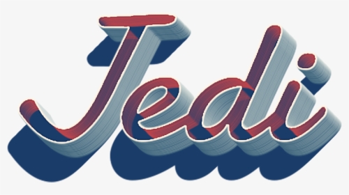 Jedi 3d Letter Png Name - Calligraphy, Transparent Png, Free Download
